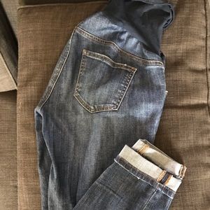 Luxe Essentials Girlfriend Maternity Jeans